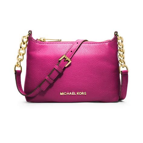 michael kors bedford crossbody pink|Michael Kors hot pink.